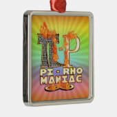 意図されているPi Rhoの狂気の(放火魔)しゃれ メタルオーナメント (右)
