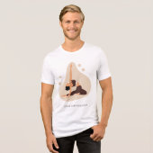 意図を持って動く トライブレンドＴシャツ (正面全面)