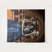 意図を明示オカルト暗黒の魔性AIアート タペストリー (正面(横))