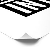 意図を設定するタイポグラフィ ポスター (コーナー)