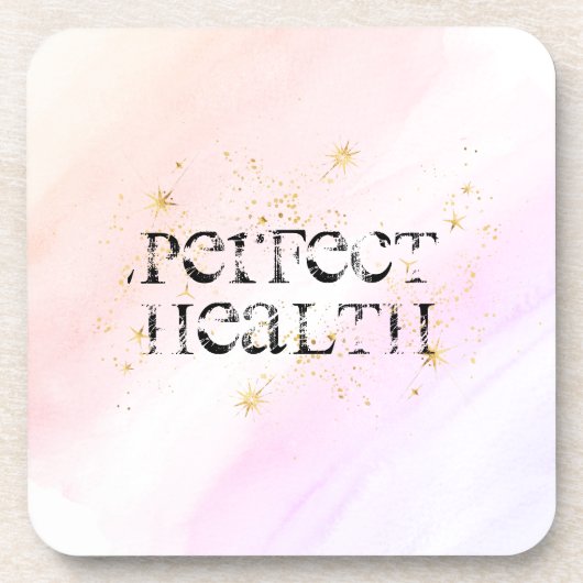*~*意図コースター – PERFECT HEALTH Coaster コースター (正面)
