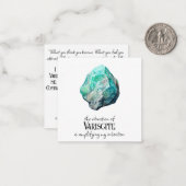 *~*意図トルマリンAP64フラットノートカード ノートカード (正面/裏面インサイチュ)