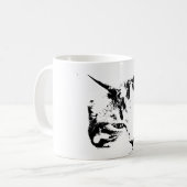 意図的なウインク コーヒーマグカップ (正面左)