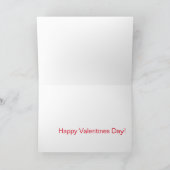 意図的なバレンタインデー カード (内部)