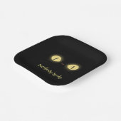 意図的な不気味猫好き ペーパープレート (傾斜あり)