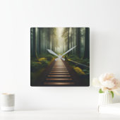 "意図的な旅"壁時計 スクエア壁時計 (ホーム)