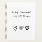 意図的な1年に対する自己プランナー プランナー手帳 (正面)