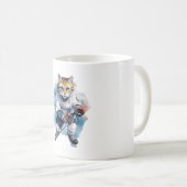 意図的にクールアイスホッケー コーヒーマグカップ (正面右)