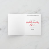 意図的にハングハロウィーン折り畳み招待状 ノートカード (内部)