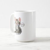 意図的にマグよくはしゃぐング コーヒーマグカップ (正面左)