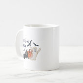 意図的に不気味 コーヒーマグカップ (正面左)