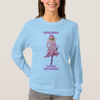 意図的に女性のTシャツに焦点を合わせる Tシャツ