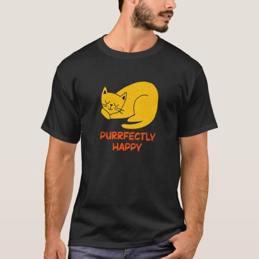 意図的に幸せな猫プンフレンズ子猫バディポシ Tシャツ (正面)
