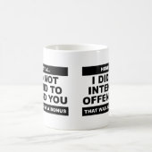 意図的に面白いマグカップ コーヒーマグカップ (中央)