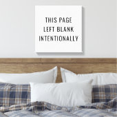 意図的に キャンバスプリント (インサイチュ (寝室))