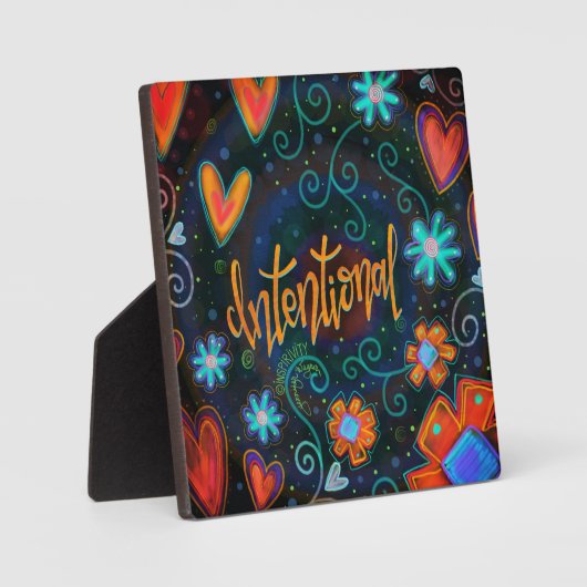 意図的やる気を起こさせるかわいらし刺激 フォトプラーク (正面)