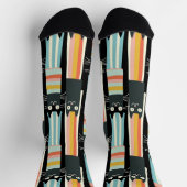 意図的ストライプのに – 猫予測できなのストライプパターン ソックス (上部)