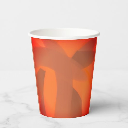 意図的幽霊のよく出るに：ハロウィーンの猫とカボチャ 紙コップ (裏面)