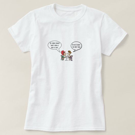 意固地な女性のための素晴らしいTシャツ Tシャツ (デザイン正面)