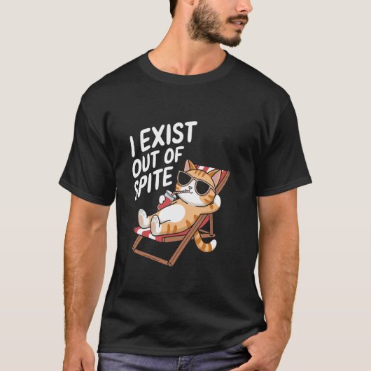 意地でも存在証明 Tシャツ (正面)