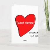 意地悪で悪意のあるバレンタインカード シーズンカード (裏面)