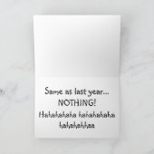 意地悪なクリスマスのカード シーズンカード (内部)