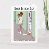 意地悪なママの父の日グリーティングカード カード (正面)