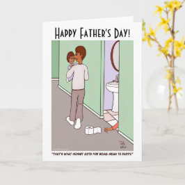 意地悪なママの父の日グリーティングカード カード