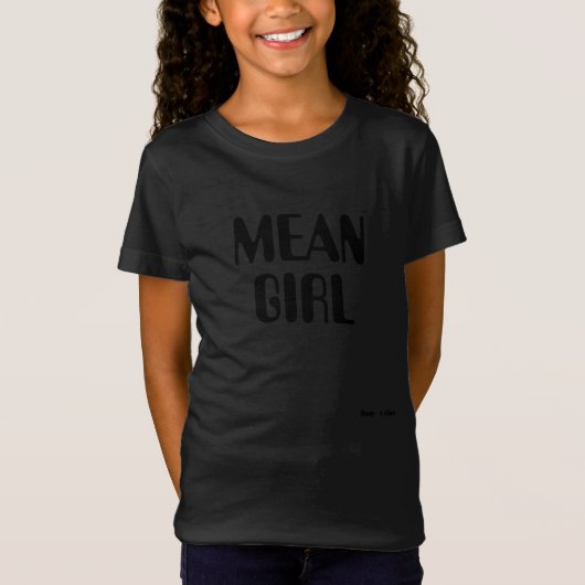 意地悪な女の子 Tシャツ (正面)