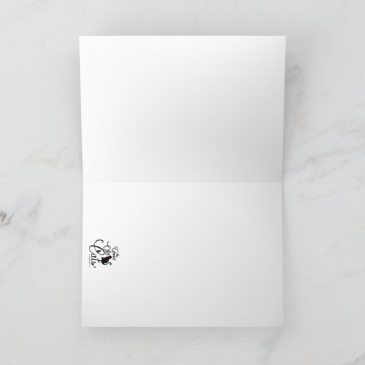 意外な友情の猫およびマウスは|感謝していしています サンキューカード (内部)