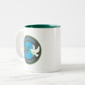 意志ダイエット力マグカップなしで ツートーンマグカップ (正面左)