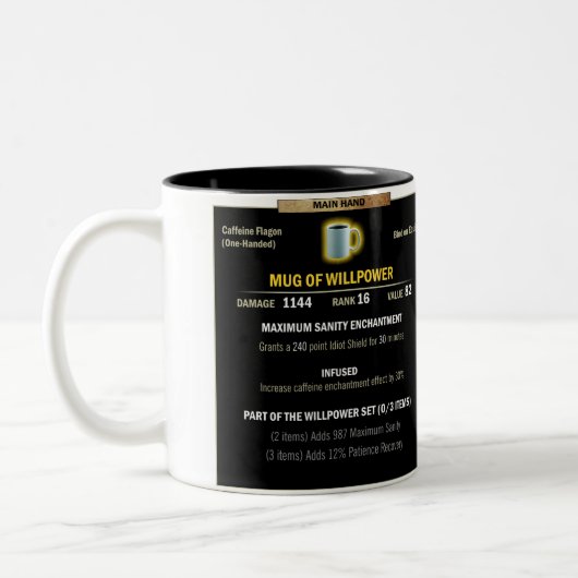 意志力のマグ ツートーンマグカップ (左)