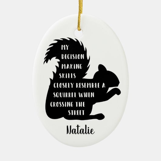 意志決定技術 セラミックオーナメント (正面)