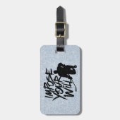 意思を押し付ける（ホッケー） ラゲッジタグ (正面縦)