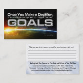 意思決定ゴールカード 名刺 (正面/裏面)