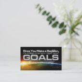 意思決定ゴールカード 名刺 (スタンド正面)