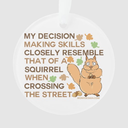 意思決定スキル・リス・ユーモア オーナメント (正面)