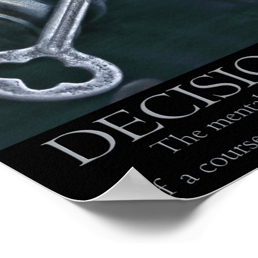 意思決定ポスター ポスター (角)