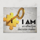 「意思決定者」モチベーション確認 ポストカード (正面)