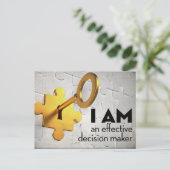 「意思決定者」モチベーション確認 ポストカード (スタンド正面)