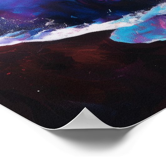 意思表示ウィッチーAIアートマット値 ポスター (角)