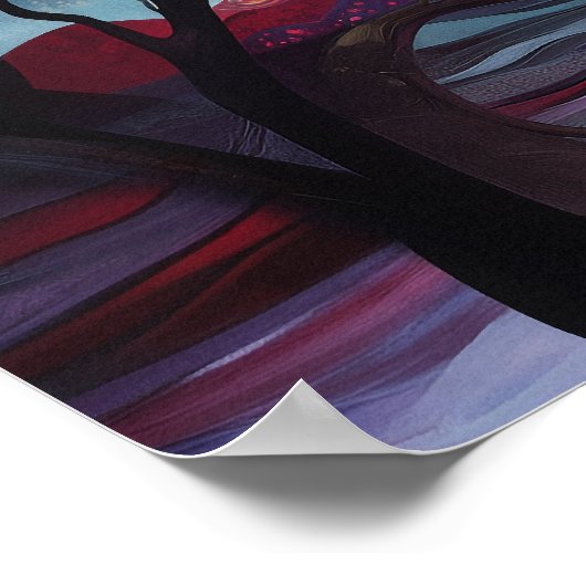 意思表示ウィッチーAIアートマット値 ポスター (角)