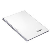 意思"祈りの言葉" ノートブック (右側)