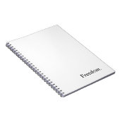 意思"自由" ノートブック (右側)