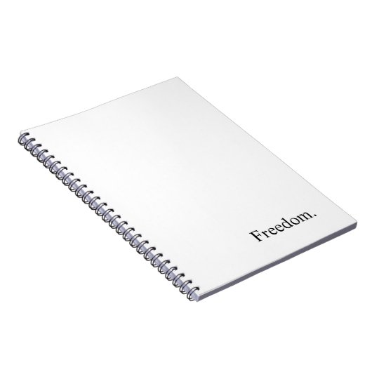 意思"自由" ノートブック (右側)