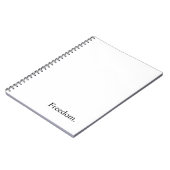 意思"自由" ノートブック (左側)