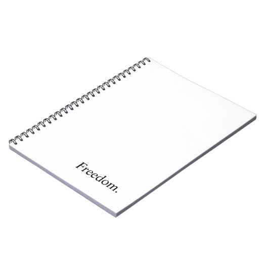 意思"自由" ノートブック (左側)