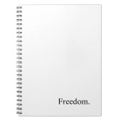 意思"自由" ノートブック (正面)