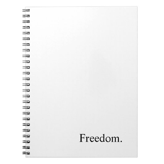 意思"自由" ノートブック (正面)