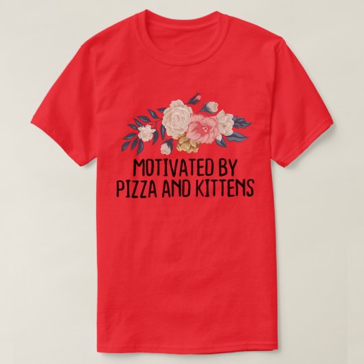 意欲を起こおもしろいフローラ Tシャツ (デザイン正面)